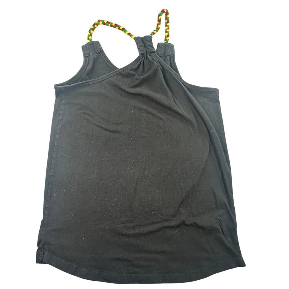 Tank Top Rasta Turtle Print Cotton Small - Picture 3 of 6
